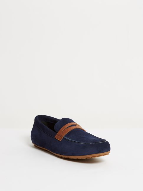 Kingsley Mazy 01 Men Loafers sensory blue pilota front view

