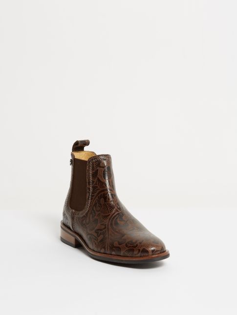 Kingsley LaPaz Jodhpur oak dark brown front view
