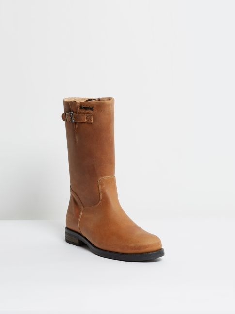 Kingsley Oslo Outdoorboots gaucho brown front view 