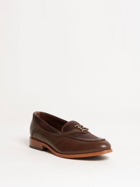 Kingsley Rubi College dark brown, brown front view 