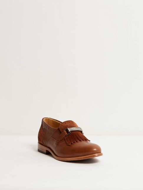 Kingsley Jade College Limited Edition wrinkle brown, sensory chestnut front view