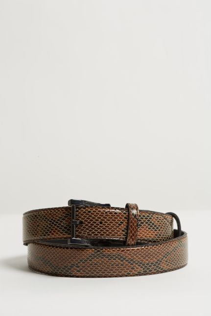 Kingsley Belt special python brown