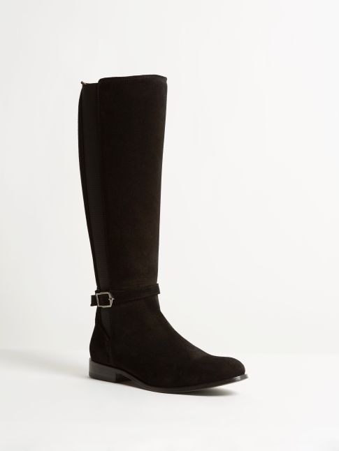 Kingsley Lauren Boots sensory black front view