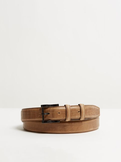 Kingsley Belt croco stucco
