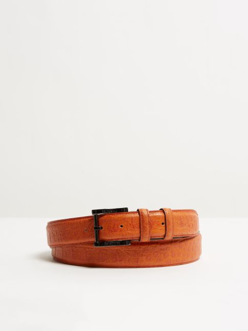 Kingsley Belt alligator orange
