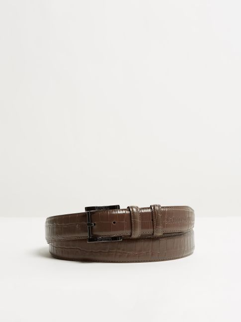 Kingsley Belt croco grey