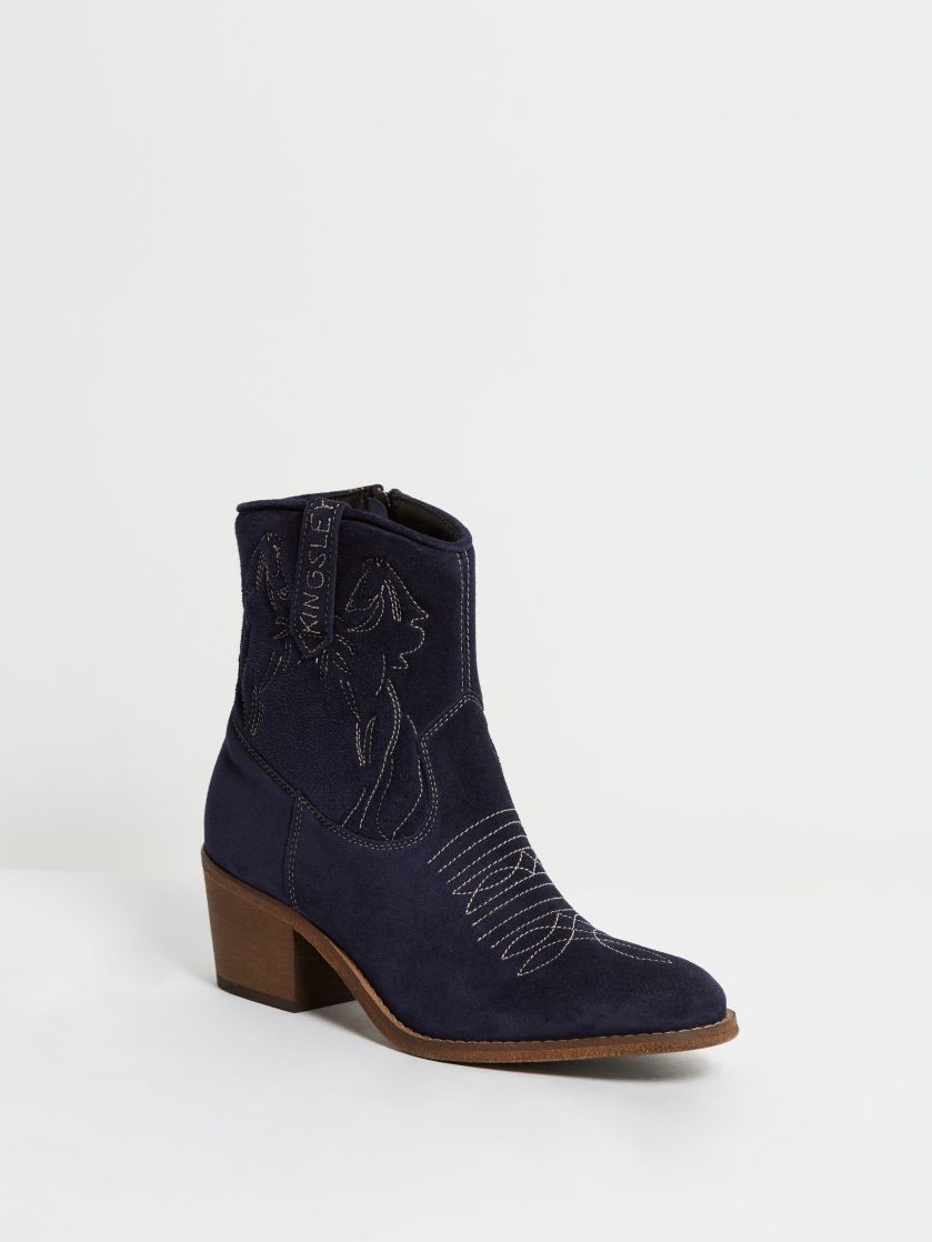 Kingsley Sun 01 Short Boot sensory blue pilota front view