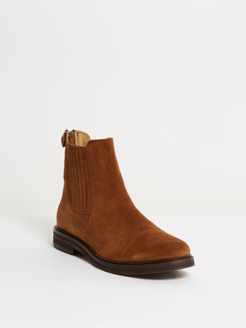 Kingsley Porto Jodhpurs sensory burned ochre front view