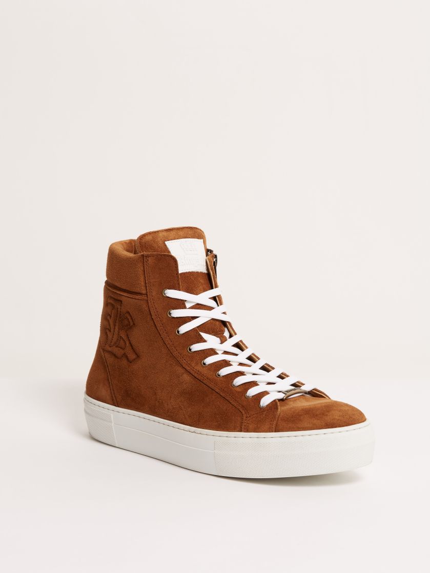 Kingsley Run Sneakers sensory burned ochre, white front view