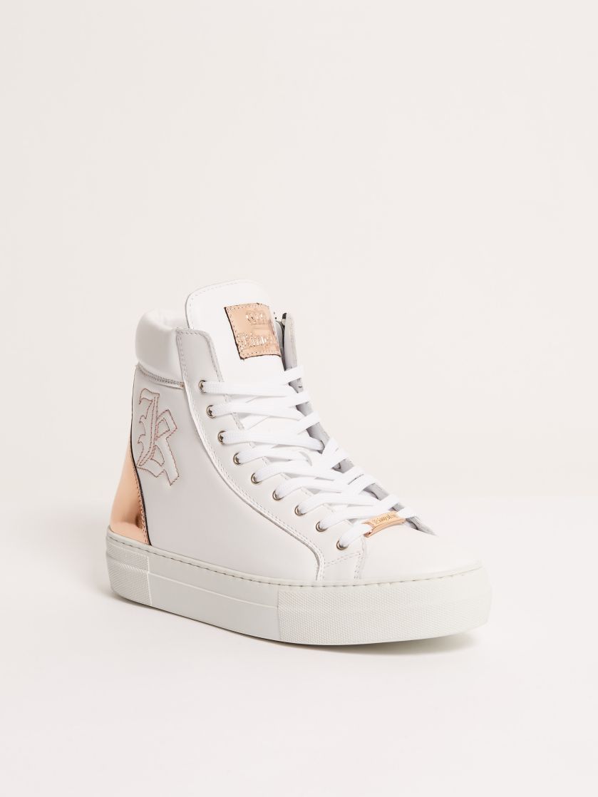 Kingsley Run Sneakers white, shiny rose front view