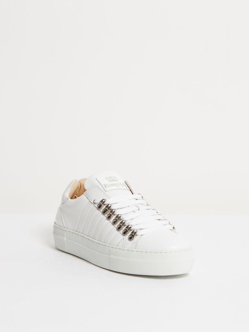Kingsley Sky Sneakers white, roma white front view