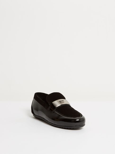 Kingsley Mazy 02 Loafers for women sensory black front view