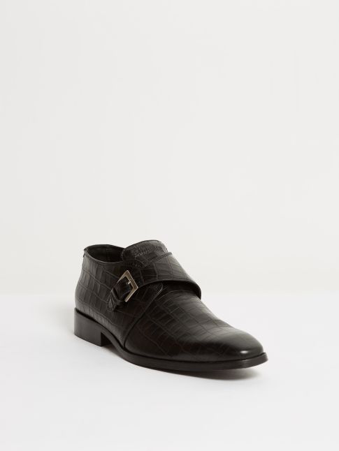 Kingsley Duke 01 Men Shoes croco beleza black front view