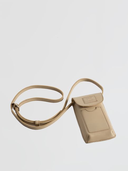 Kingsley Phone Bag nature beige front view