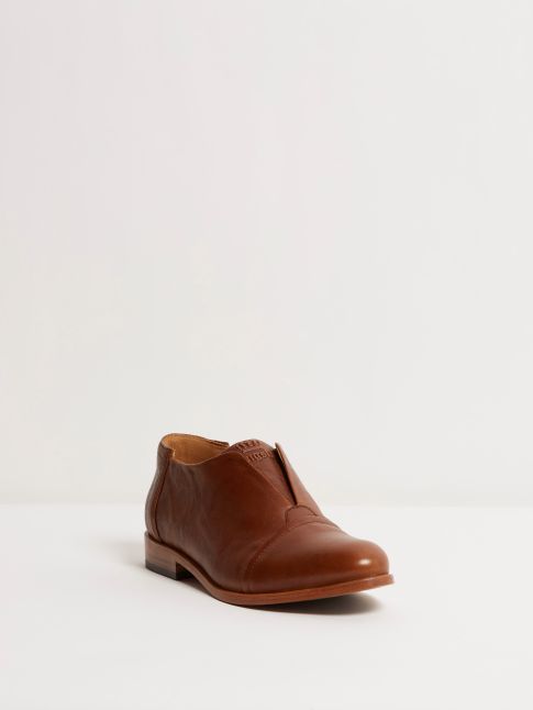 Kingsley Sintra Shoes Limited Edition wrinkle brown front view