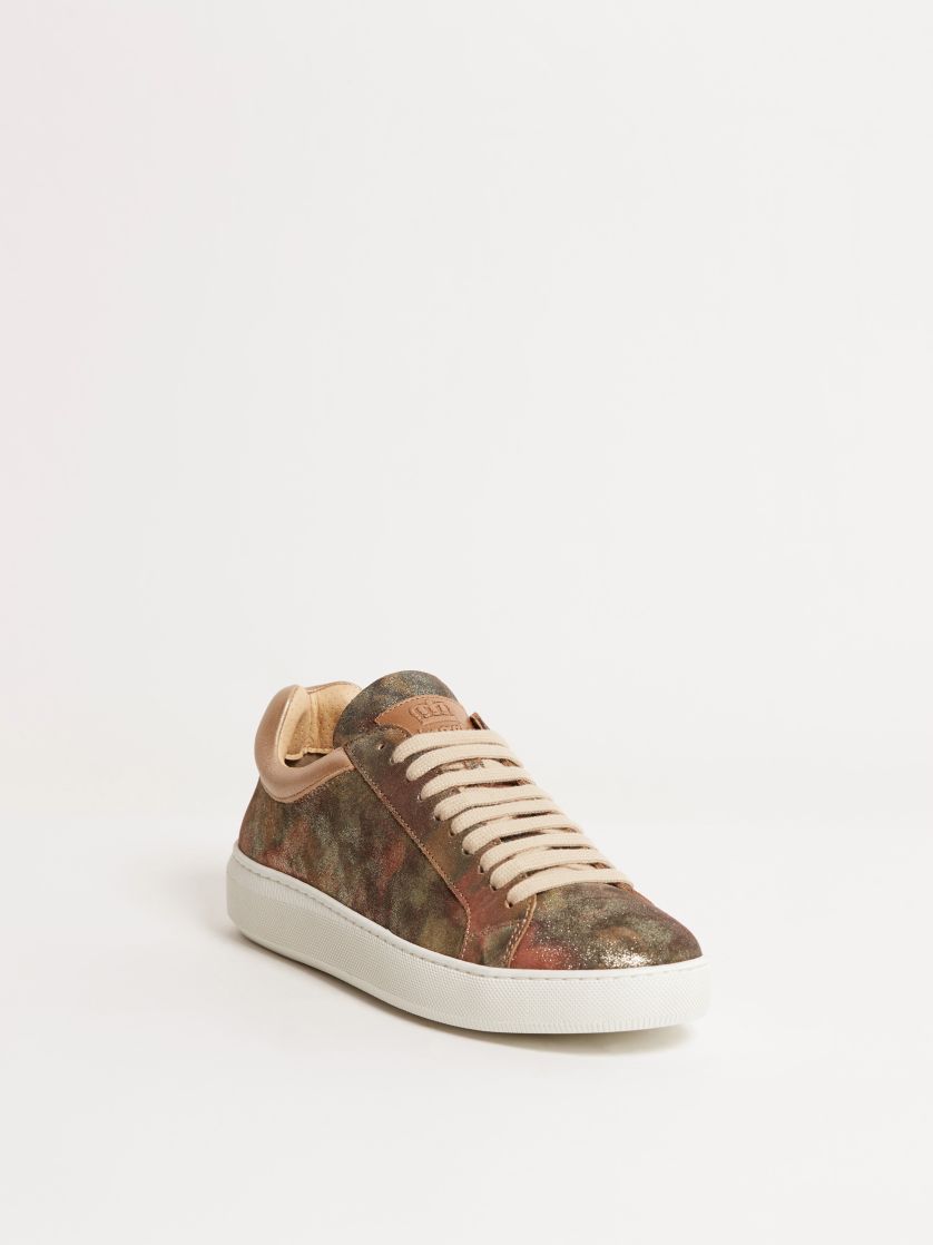 Kingsley Moroni B Sneakers hunter gold front view